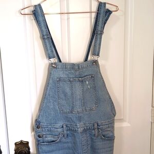 Silver jeans Overalls Denim Distressed women's  Size M/ L27